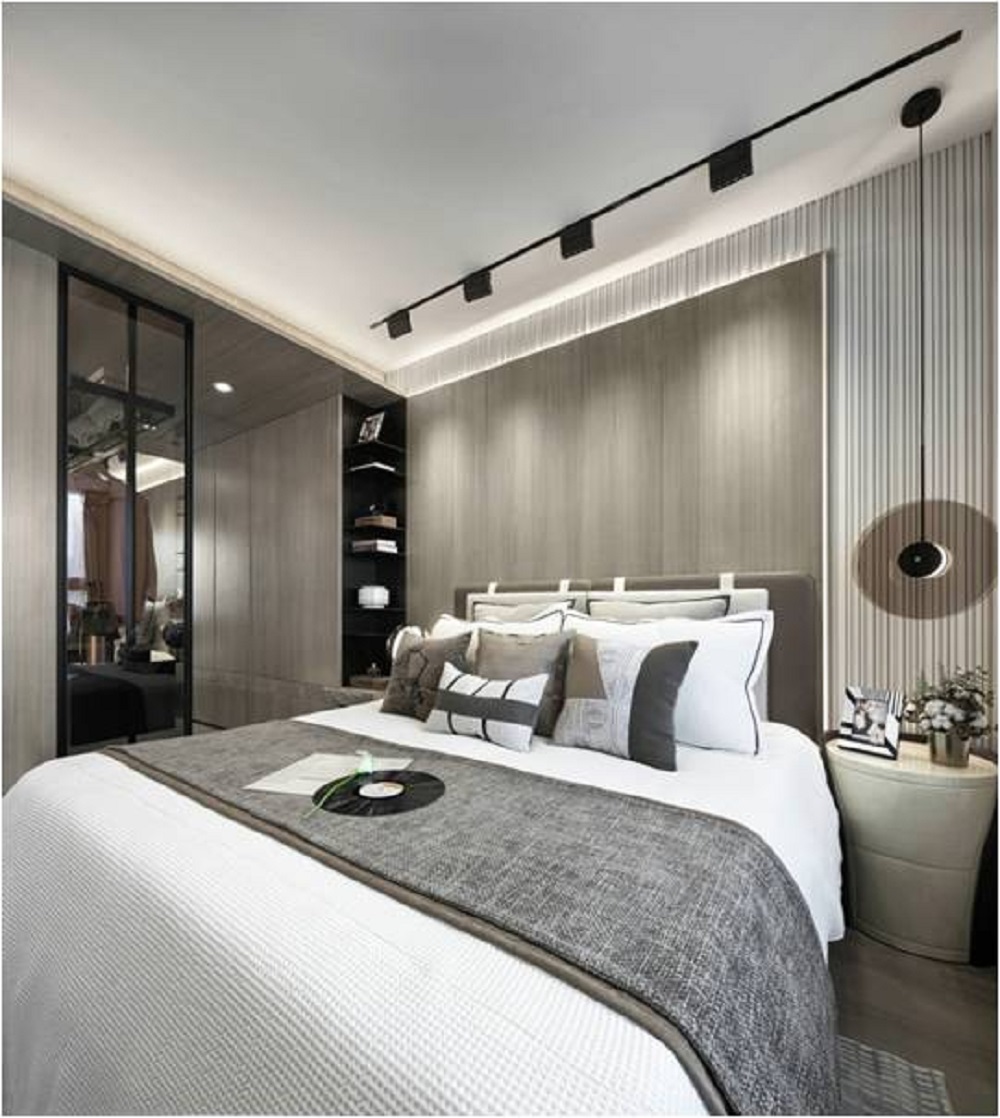 北辰三角洲105㎡雅致現代 裝修案例效果圖-3