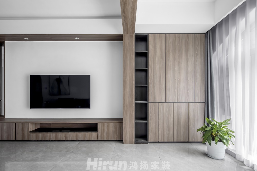 富基世紀公園130㎡北歐之光四居室 裝修案例效果圖-1