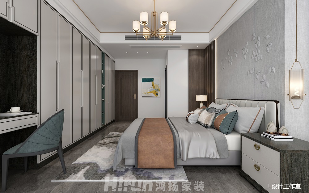 納帕溪谷137㎡寫意木構四居室 裝修案例效果圖-111(4)