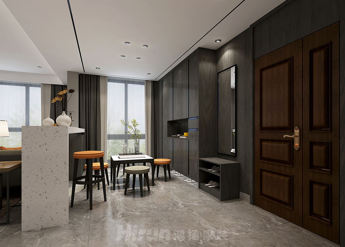 盛世華都146㎡雅致現代大平層 裝修案例效果圖-001休息區