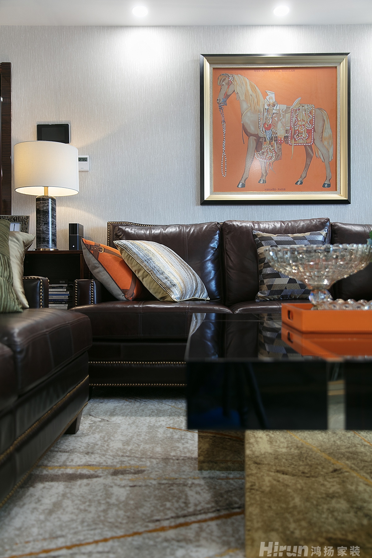 天健壹平方英里160㎡新裝飾主義四居室 裝修案例實景圖-2