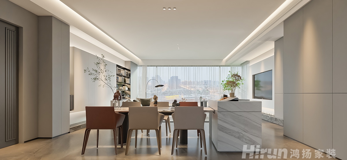 長沙院子200㎡北歐之光復式 裝修案例效果圖-2