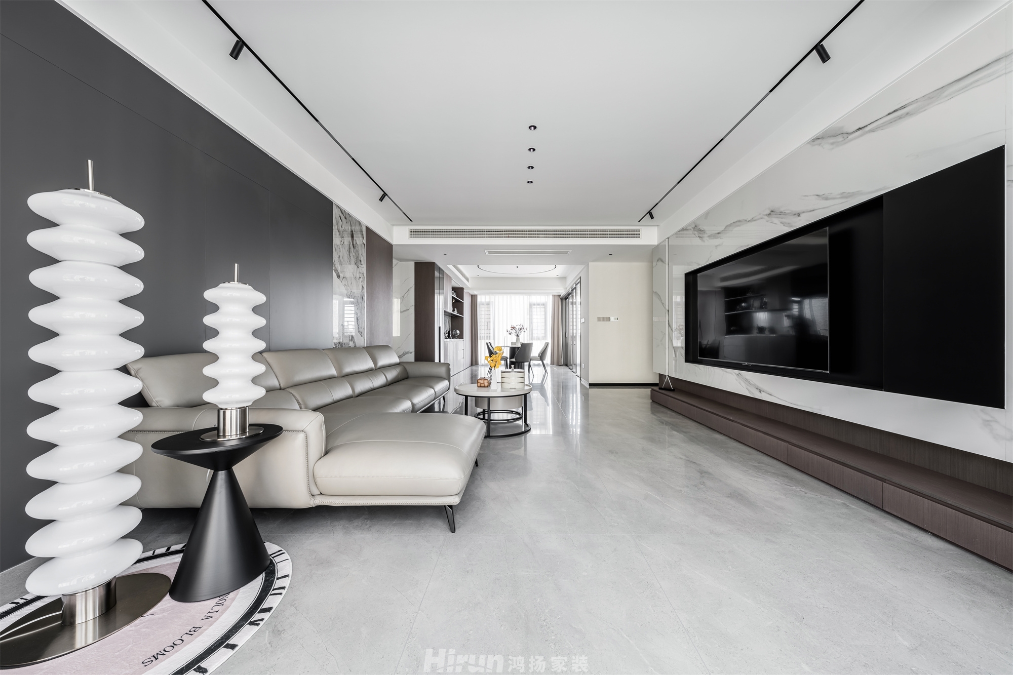 燕興華城180㎡雅致現代四居室 裝修案例實景圖-6