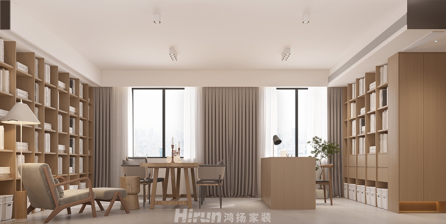 省工商局宿舍150㎡北歐之光三居室 裝修案例效果圖-3