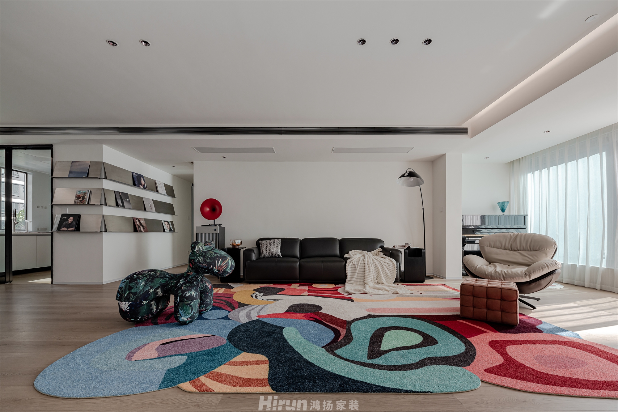 美的云樾190㎡雅致現代大平層 裝修案例實景圖-3