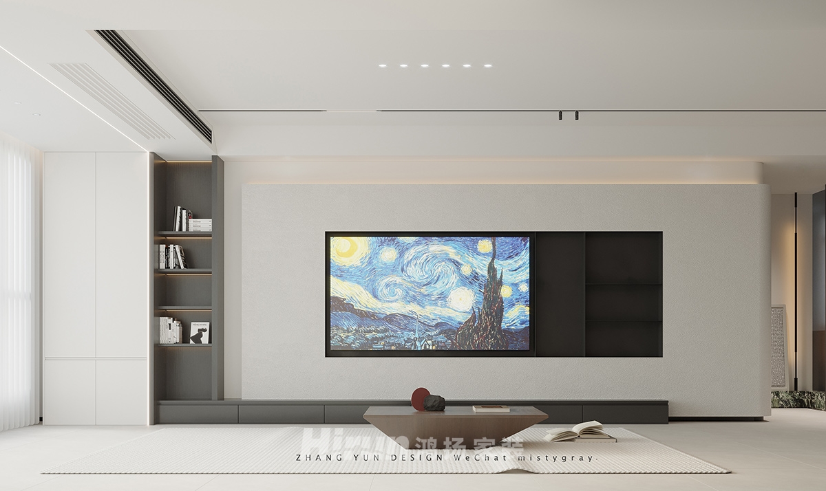 建發央璽160㎡雅致現代四居室 裝修案例效果圖-5