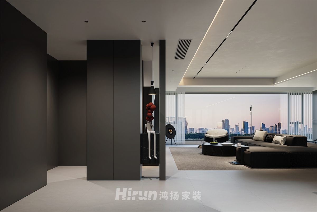 長沙潤府210㎡雅致現代大平層 裝修案例效果圖-4