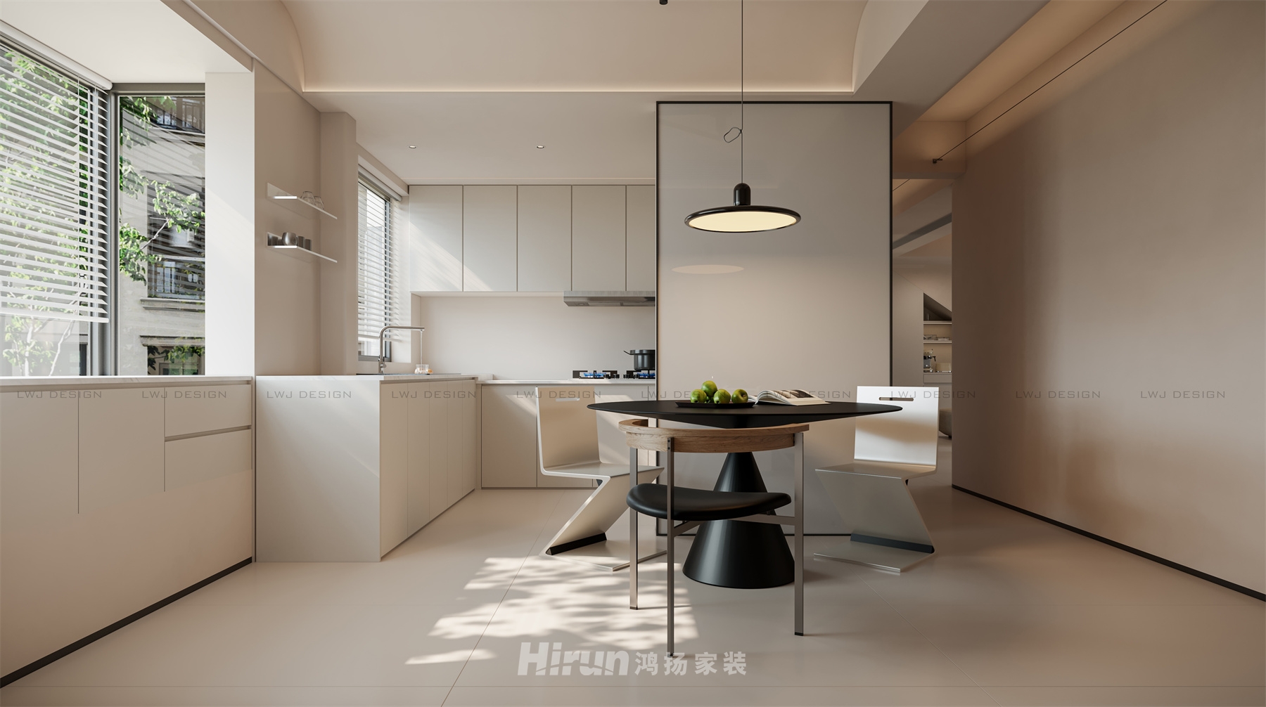 佳兆業城市廣場172㎡北歐之光四居室 裝修案例效果圖-1