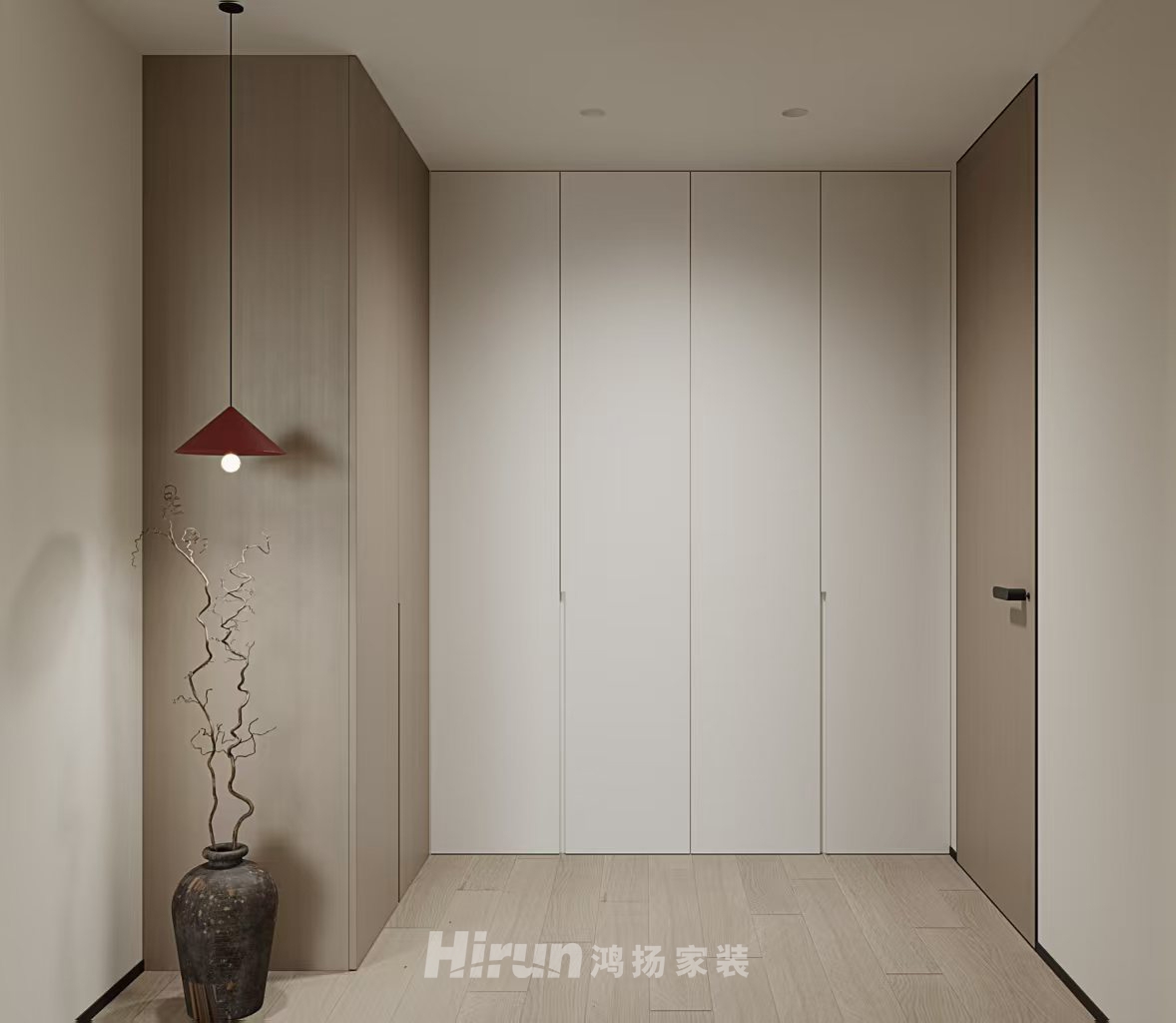 陽光城愉景苑150㎡雅致現(xiàn)代四居室 裝修案例效果圖-2