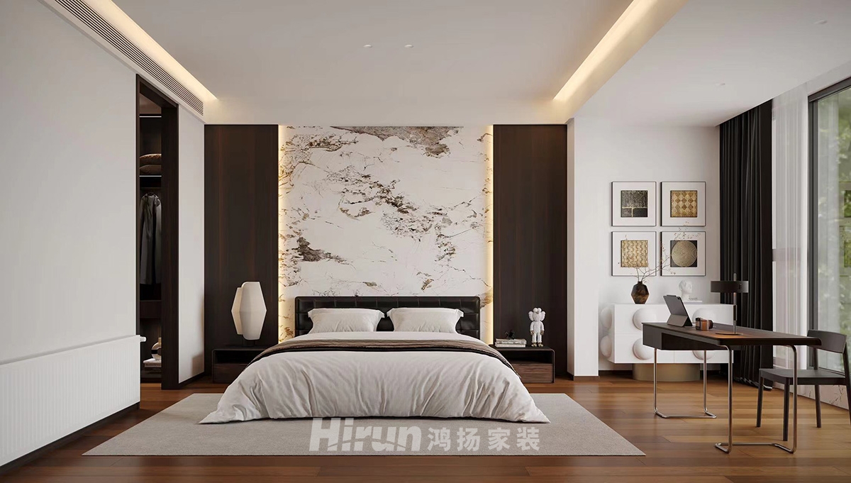 東原麓印長江320㎡新裝飾主義別墅 裝修案例效果圖-8