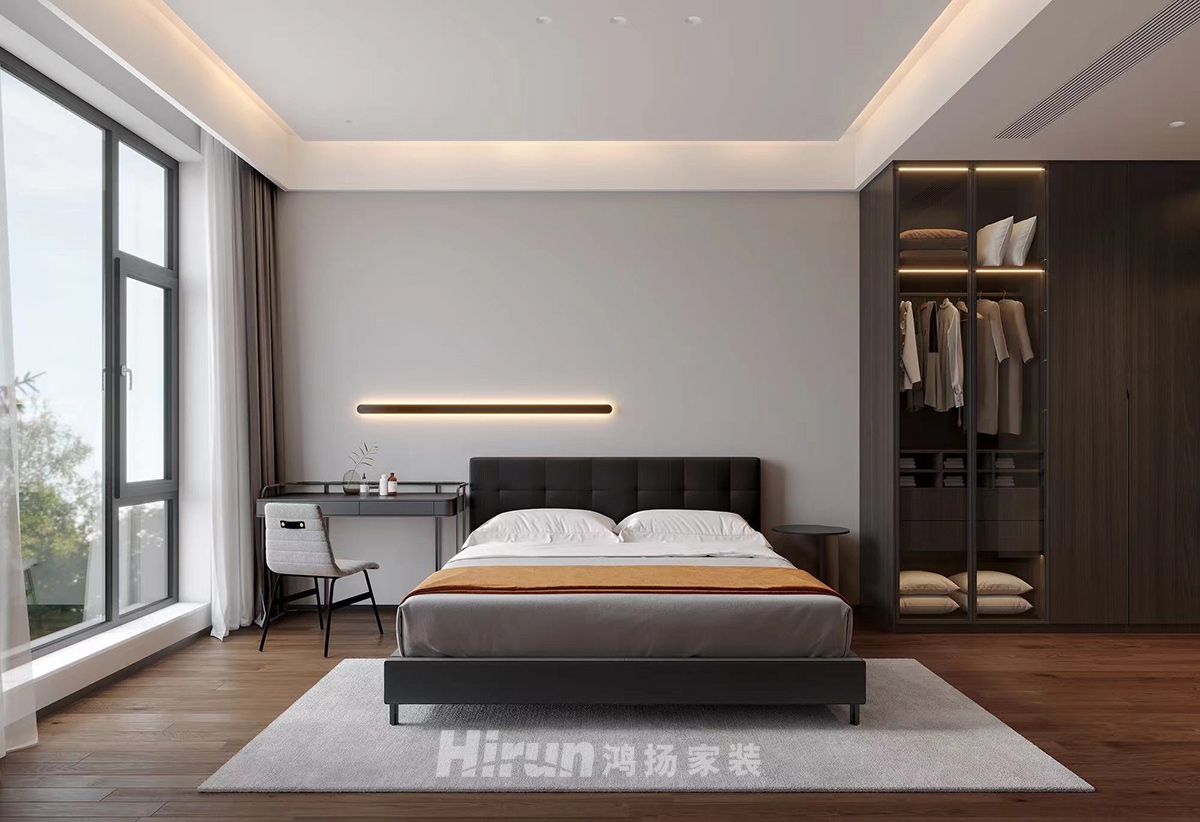 東原麓印長江320㎡新裝飾主義別墅 裝修案例效果圖-2