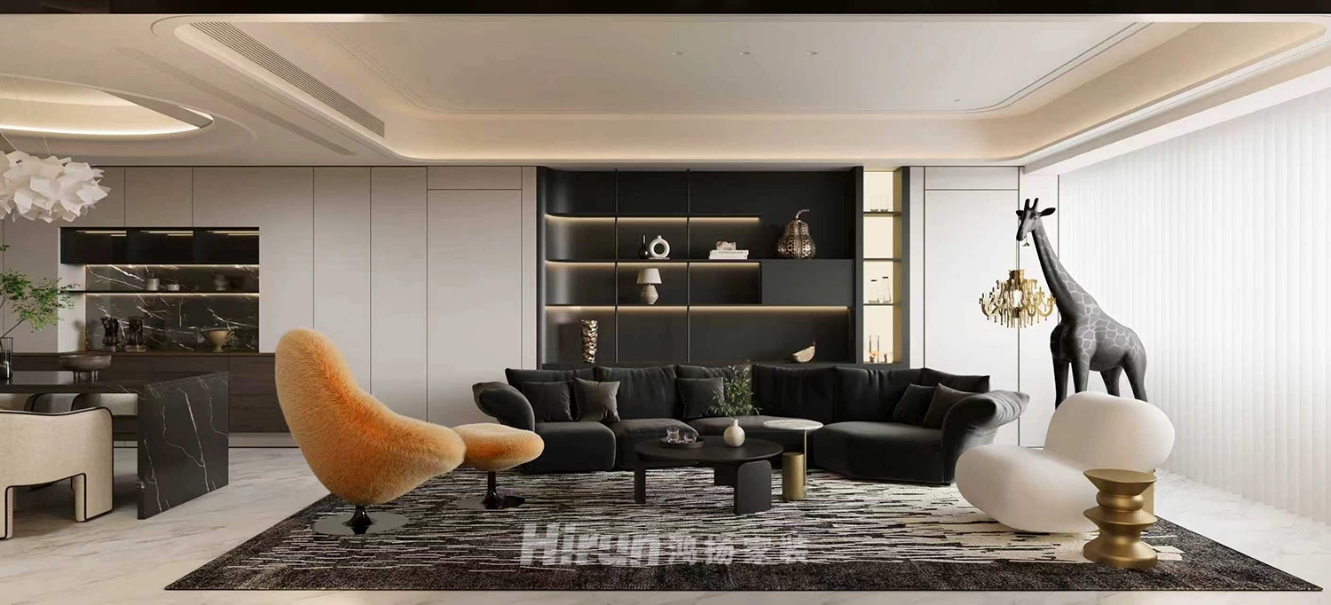 名都花園180㎡新裝飾主義大平層 裝修案例效果圖-11