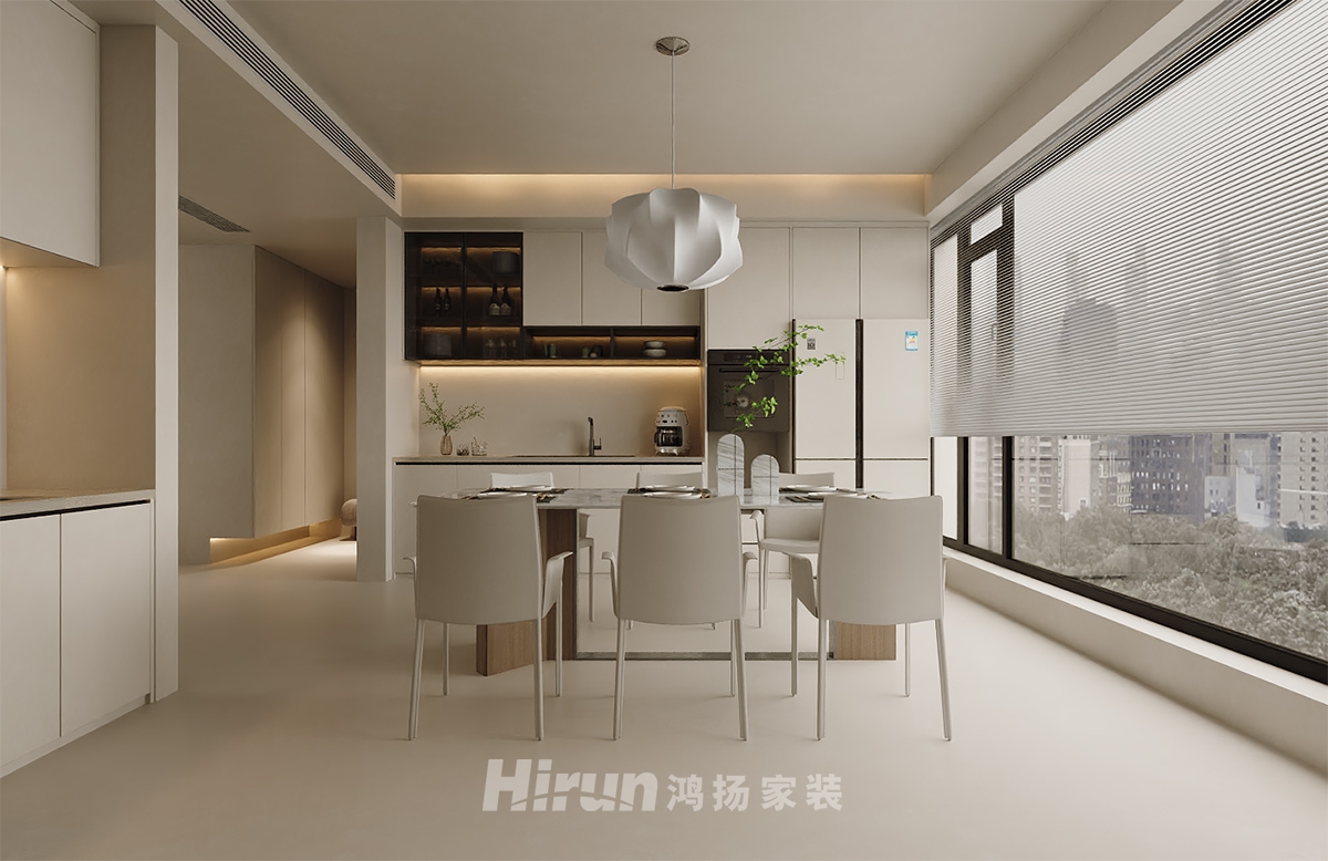 潤和湘江天地170㎡北歐之光大平層 裝修案例效果圖-4