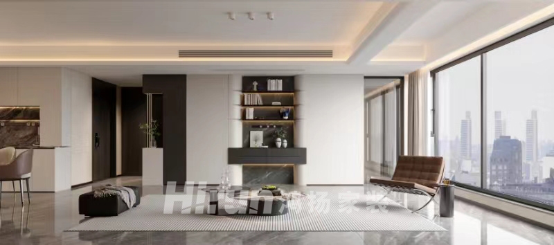 萬科松湖天地170㎡新裝飾主義大平層 裝修案例效果圖-1