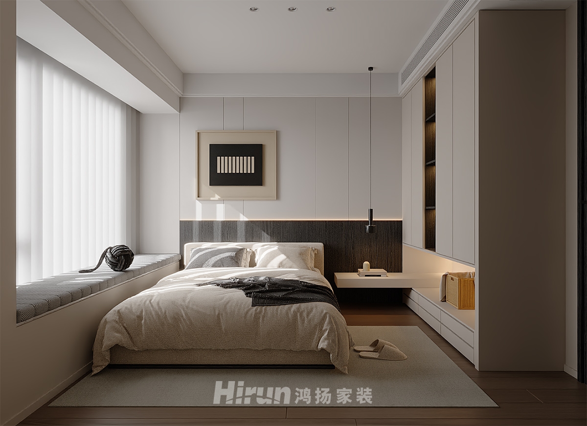 招商蛇口濱江境256㎡新裝飾主義大平層 裝修案例效果圖-5