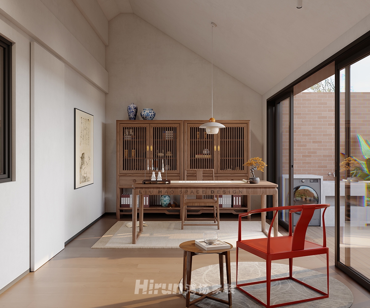 盈峰翠邸450㎡北歐之光別墅 裝修案例效果圖-6