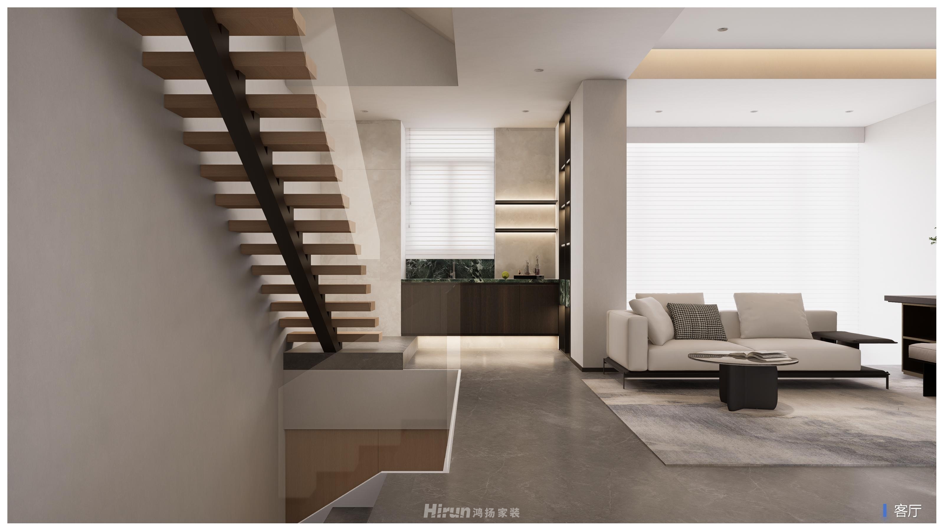 碧桂園薈雋棠400㎡雅致現代別墅 裝修案例效果圖-8