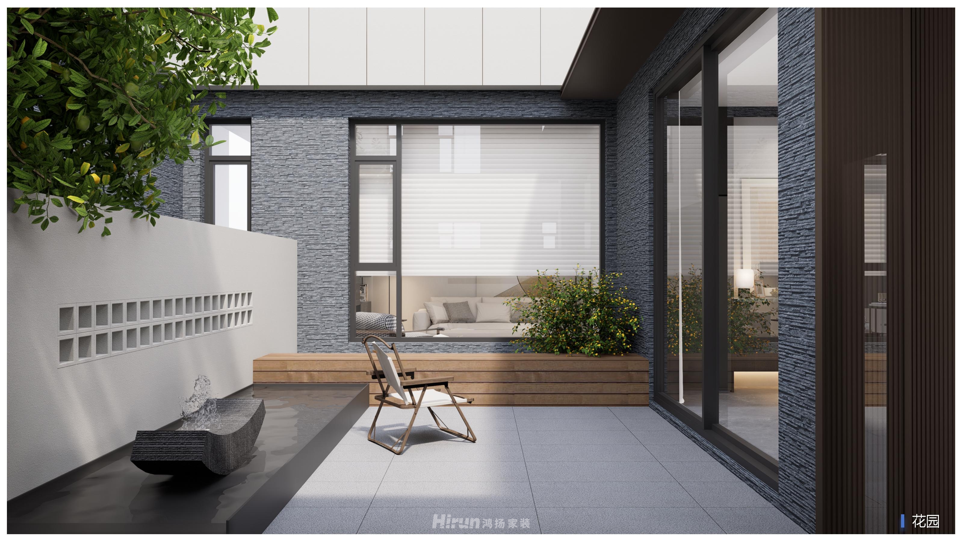 碧桂園薈雋棠400㎡雅致現代別墅 裝修案例效果圖-7