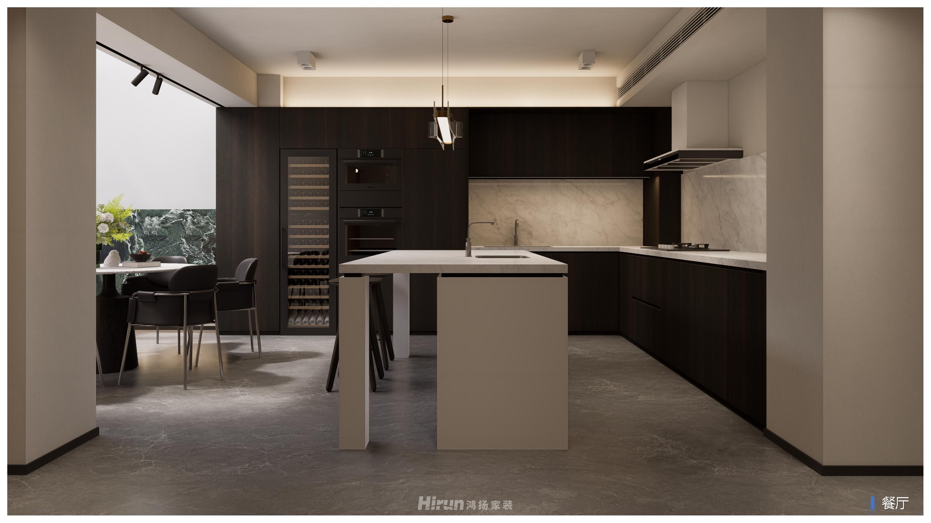 碧桂園薈雋棠400㎡雅致現代別墅 裝修案例效果圖-5