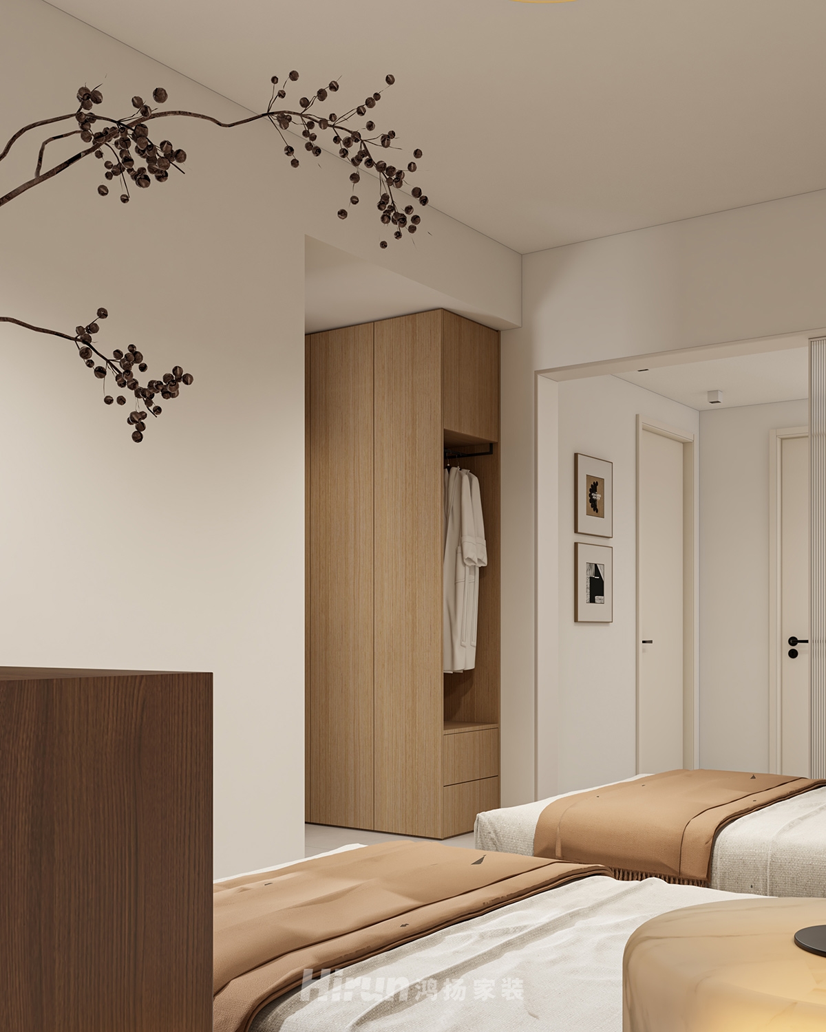 中建鈺和城150㎡北歐之光復(fù)式 裝修案例效果圖-9