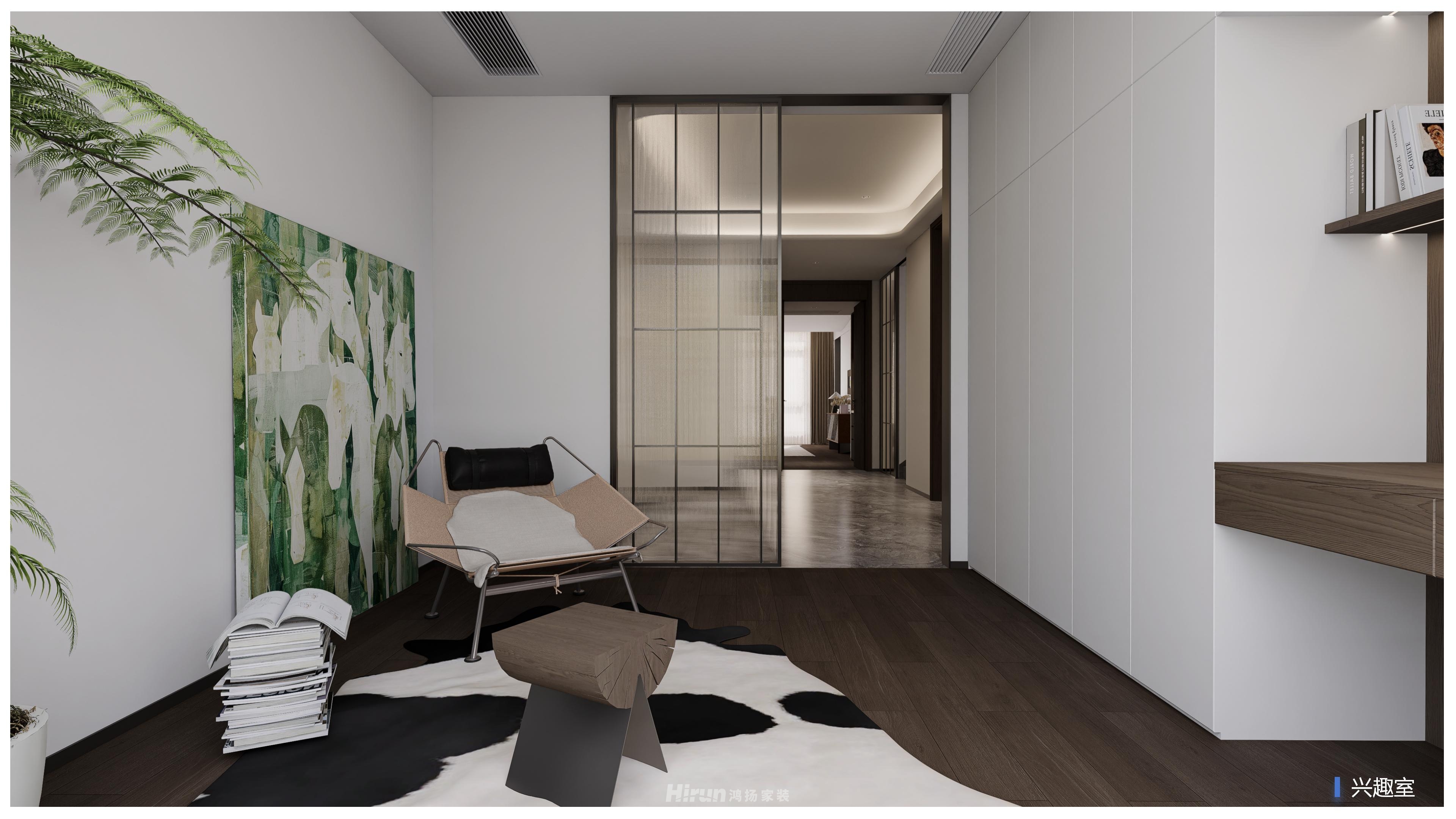 東方大院460㎡雅致現代別墅 裝修案例效果圖-9