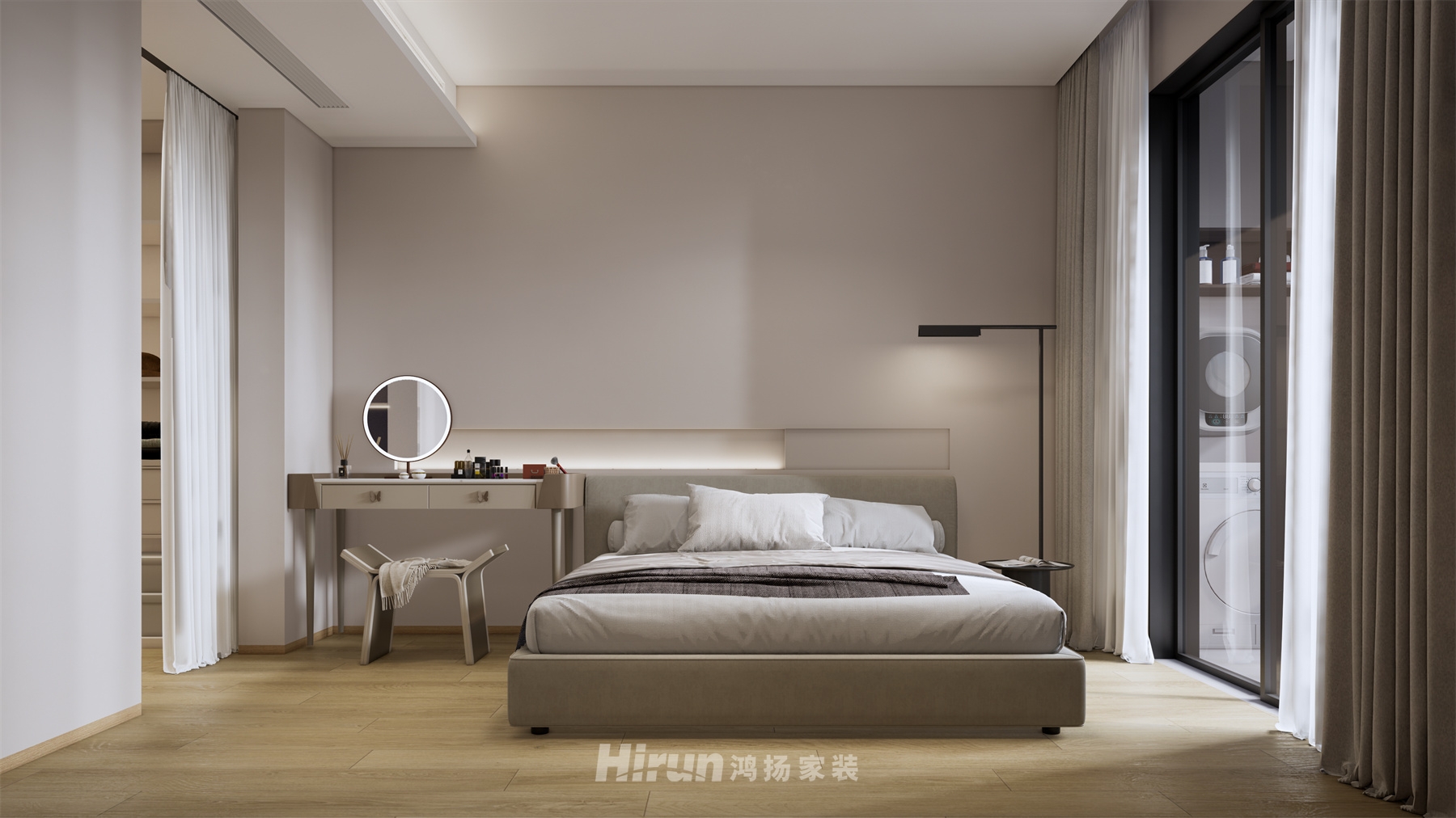 建發央著100㎡北歐之光三居室 裝修案例效果圖-8