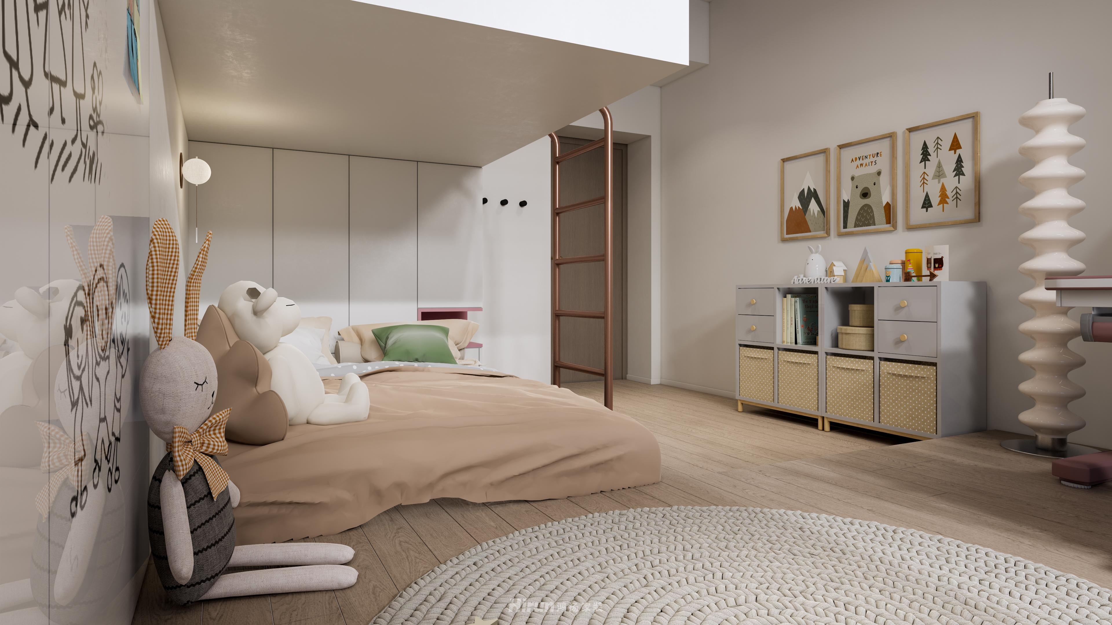 江山壹號280㎡北歐之光大平層 裝修案例效果圖-21