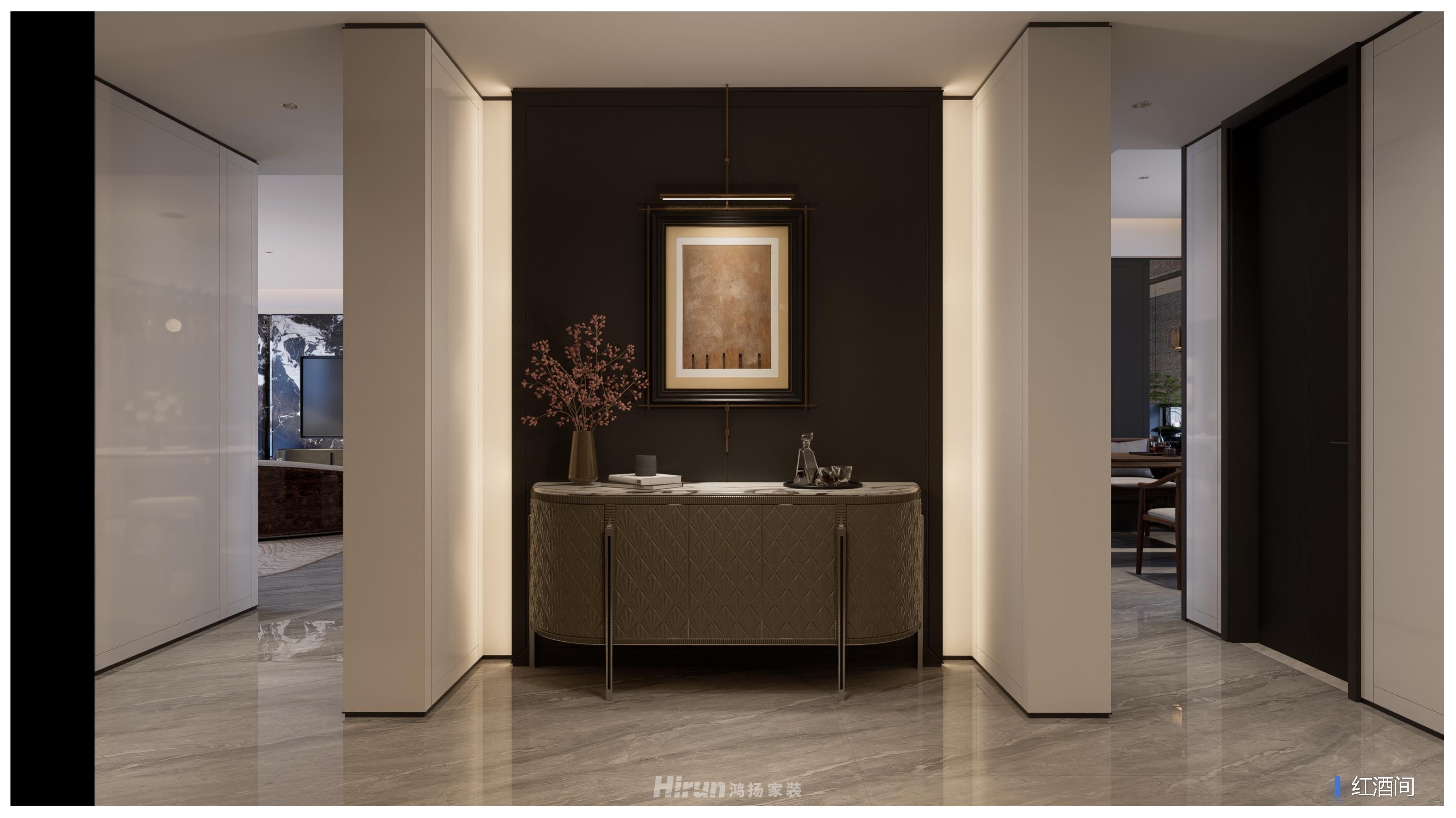 旭輝鉑悅湘江275㎡新裝飾主義大平層 裝修案例效果圖-6