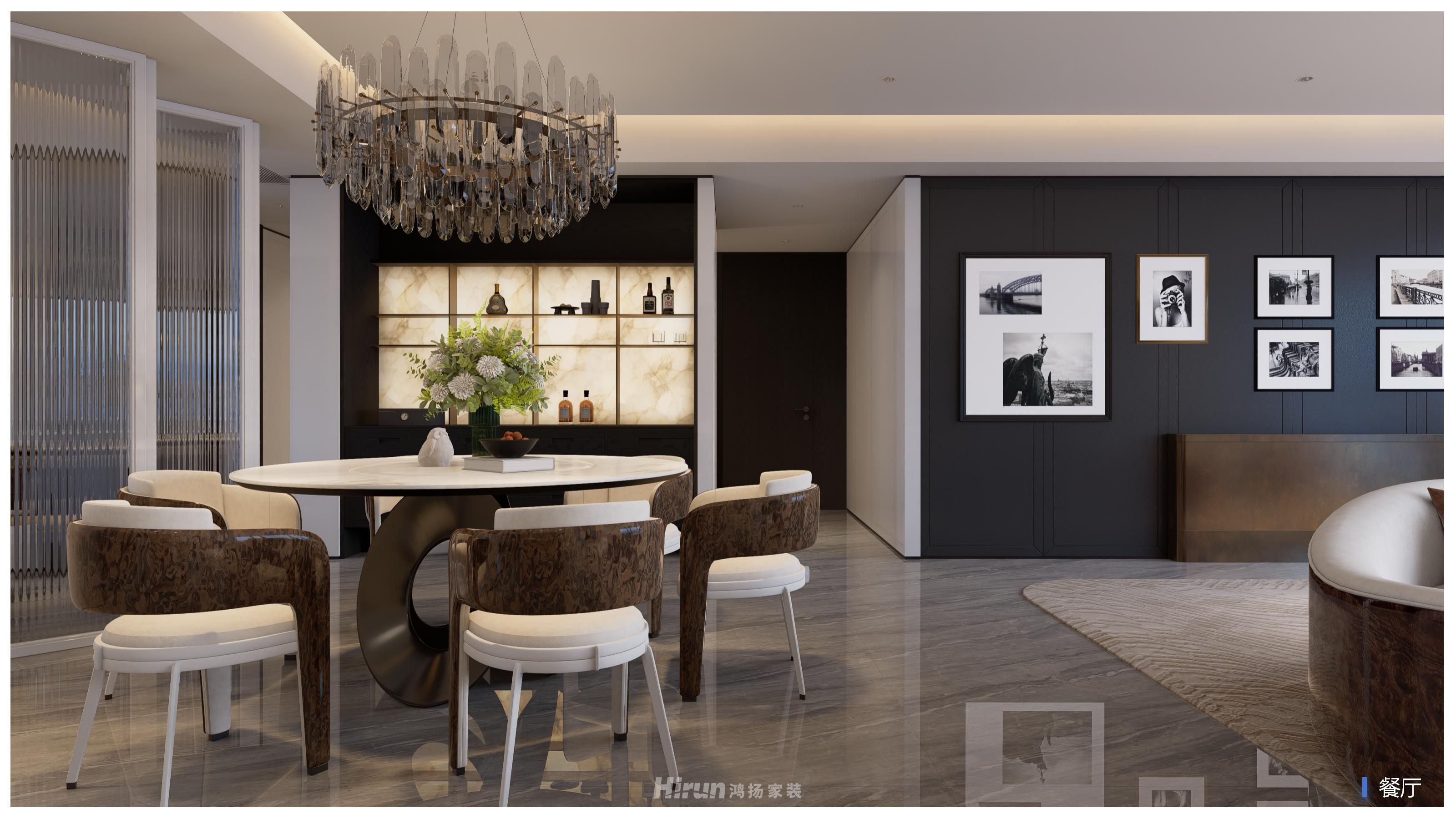 旭輝鉑悅湘江275㎡新裝飾主義大平層 裝修案例效果圖-10