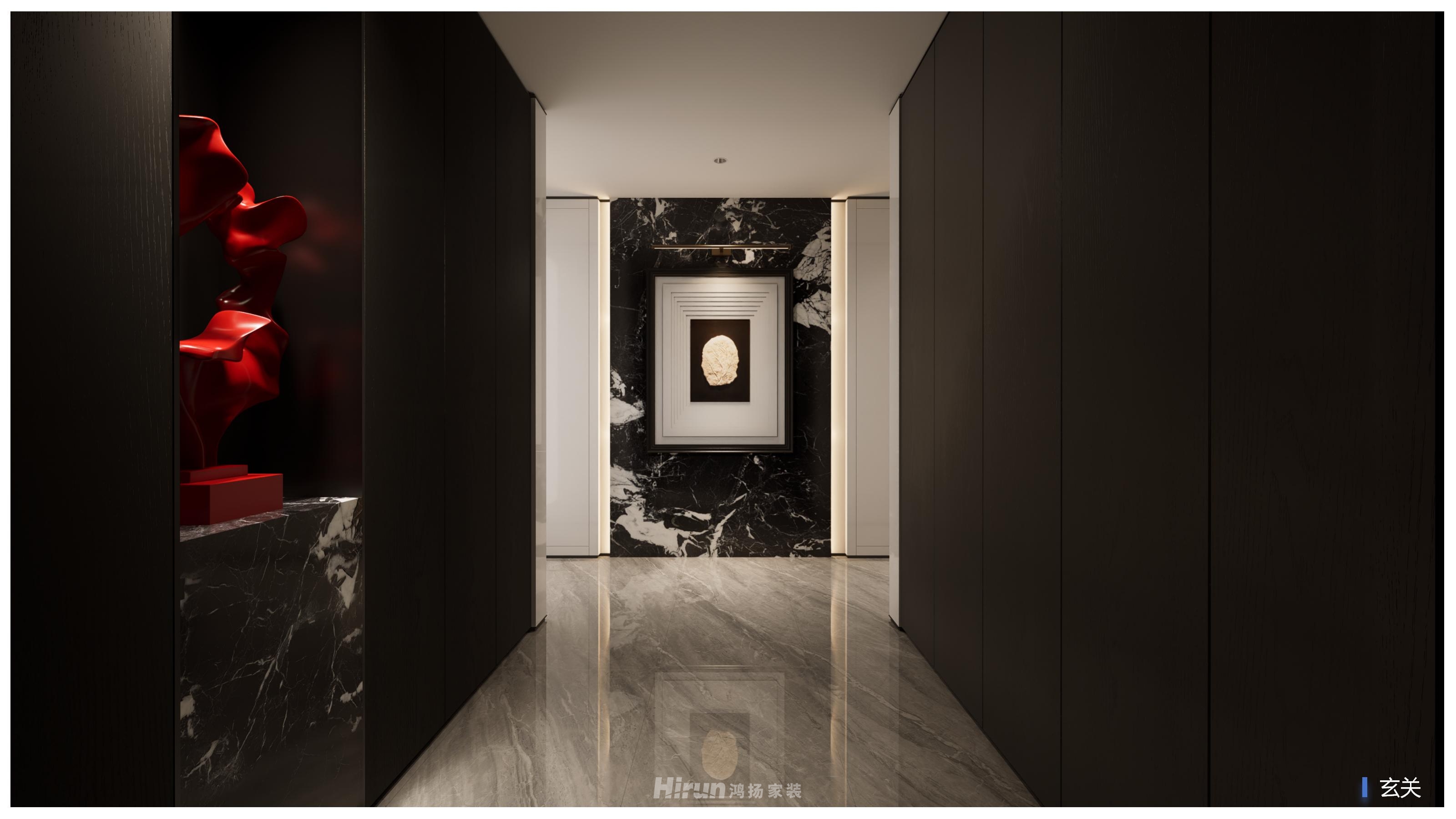 旭輝鉑悅湘江275㎡新裝飾主義大平層 裝修案例效果圖-13