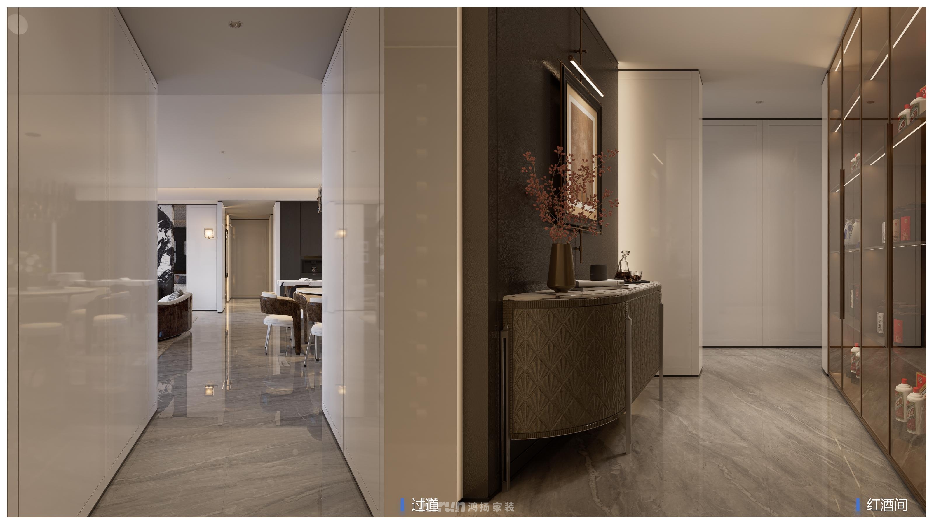 旭輝鉑悅湘江275㎡新裝飾主義大平層 裝修案例效果圖-22