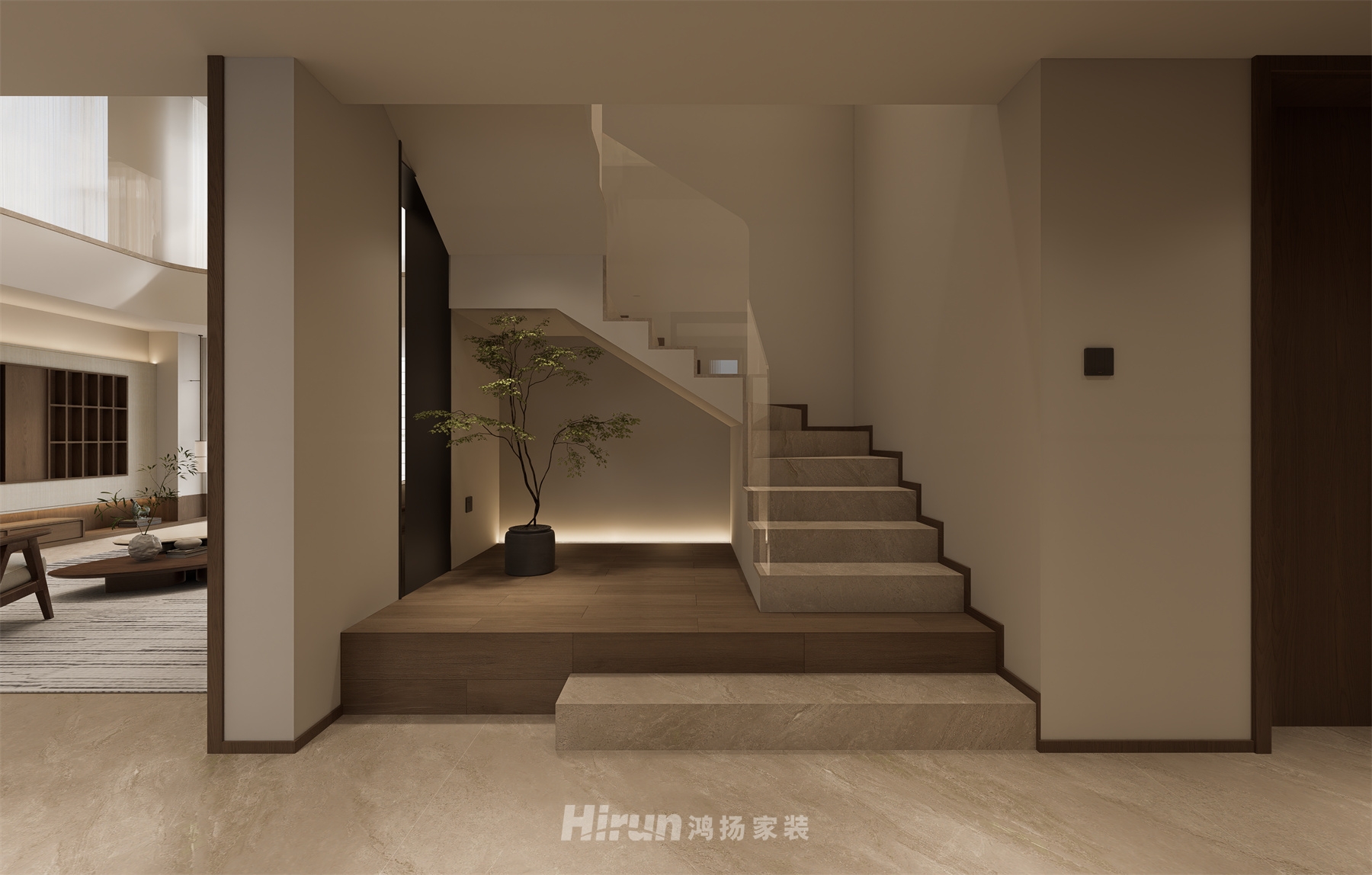 普羅旺斯360㎡意境東方復式 裝修案例效果圖-3