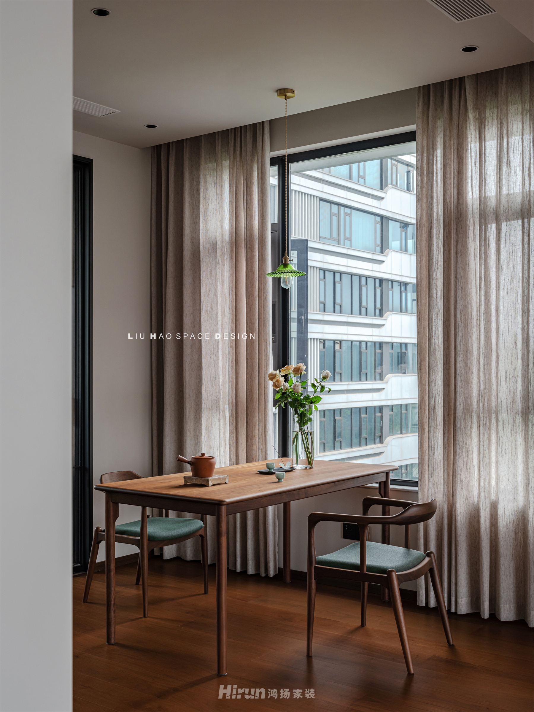 湘江玥180㎡江南印象三居室 裝修案例實景圖-12