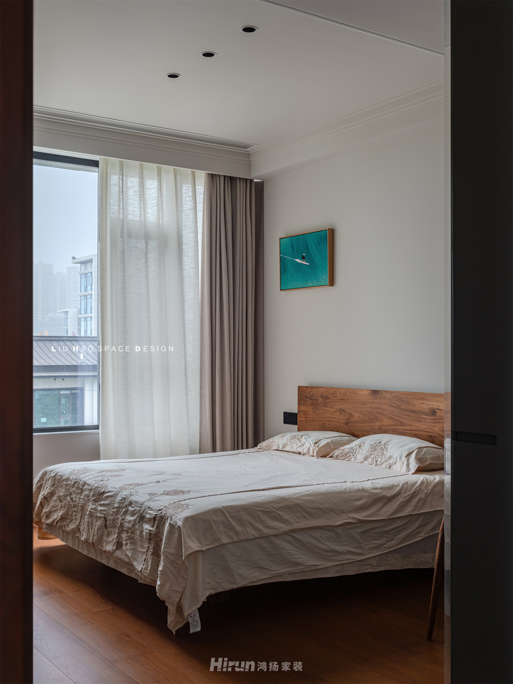 湘江玥180㎡江南印象三居室 裝修案例實景圖-8