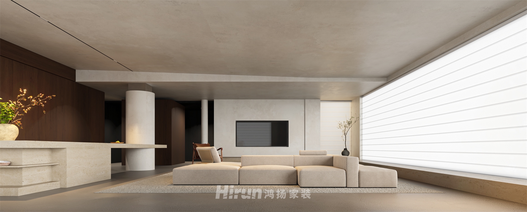 《貳0貳伍》195㎡藝術室界大平層 裝修案例效果圖-1