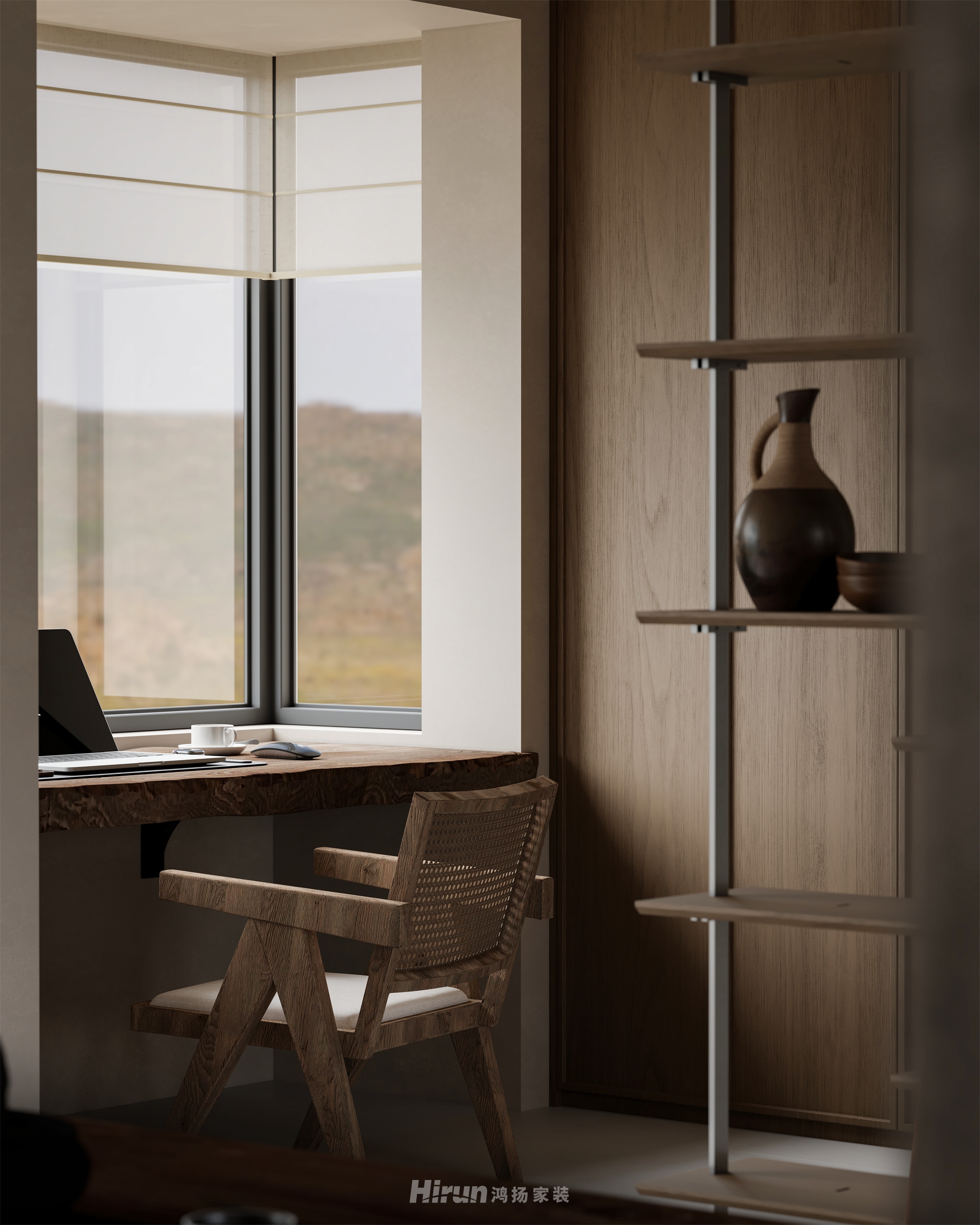 《破界·侘居》290㎡極簡侘寂復式 裝修案例效果圖-14