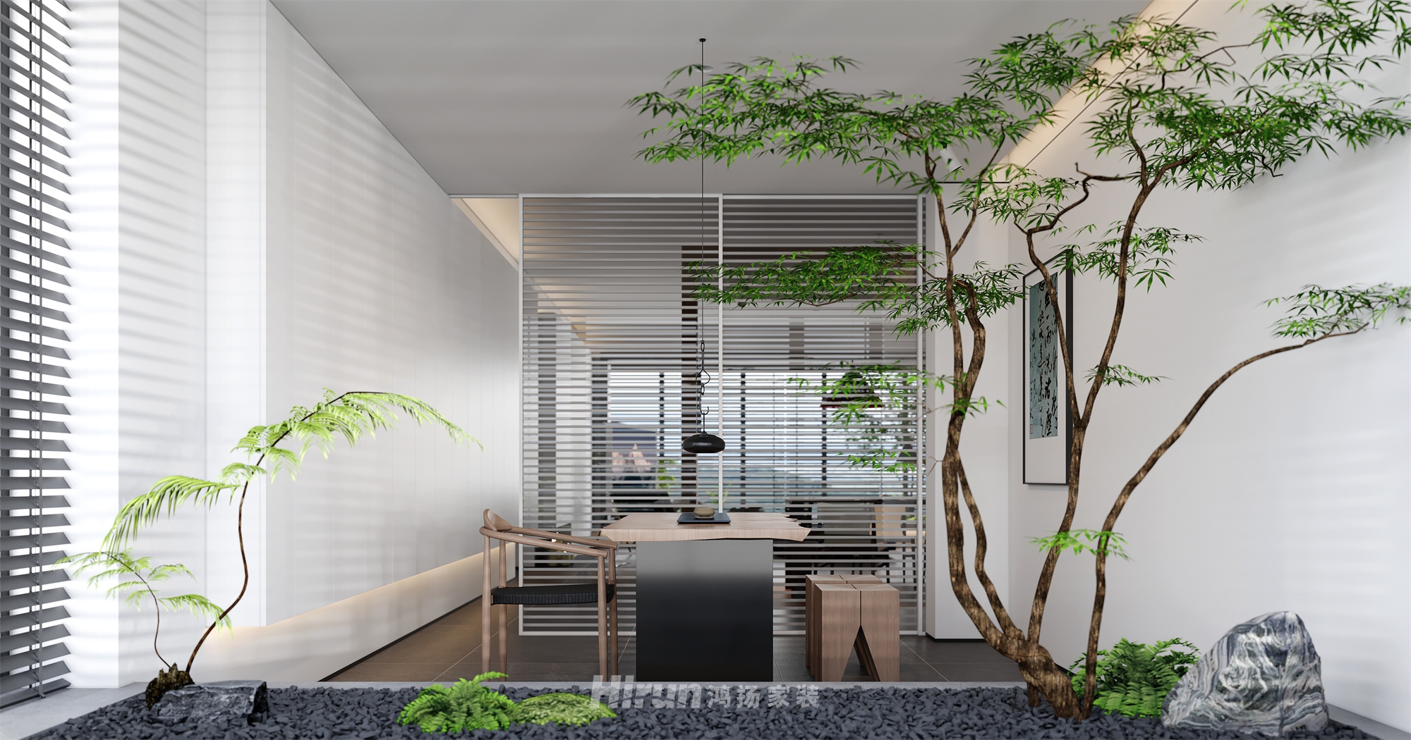 《如室》247㎡意境東方大平層 裝修案例效果圖-4