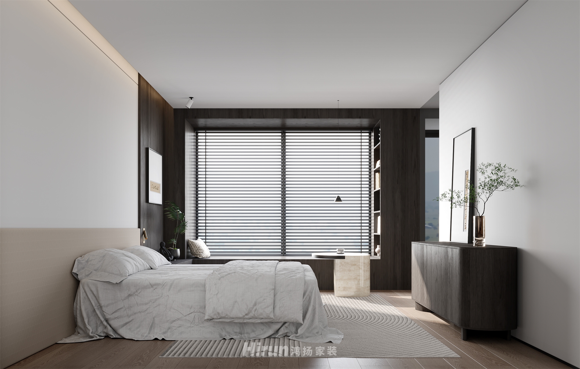 《如室》247㎡意境東方大平層 裝修案例效果圖-3