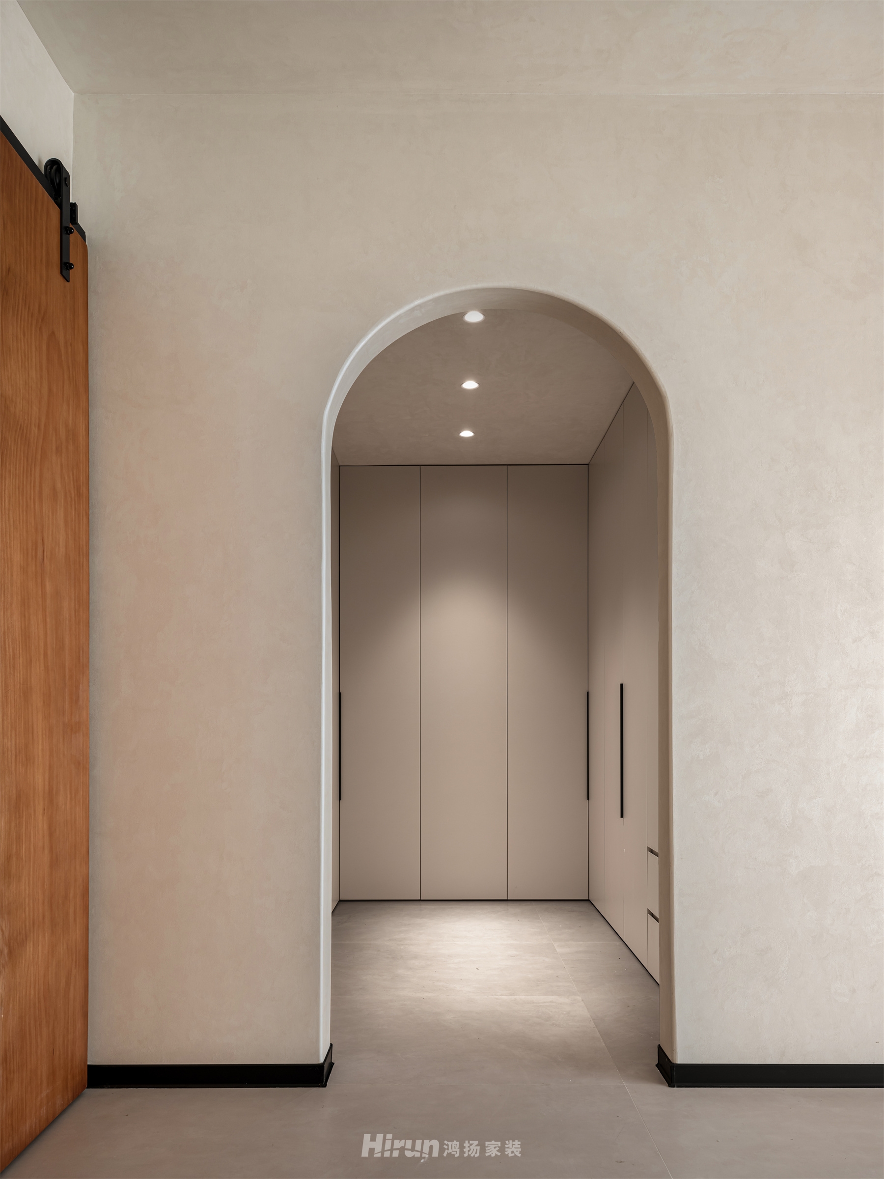 翰林府135㎡極簡侘寂三居室 裝修案例實景圖-6