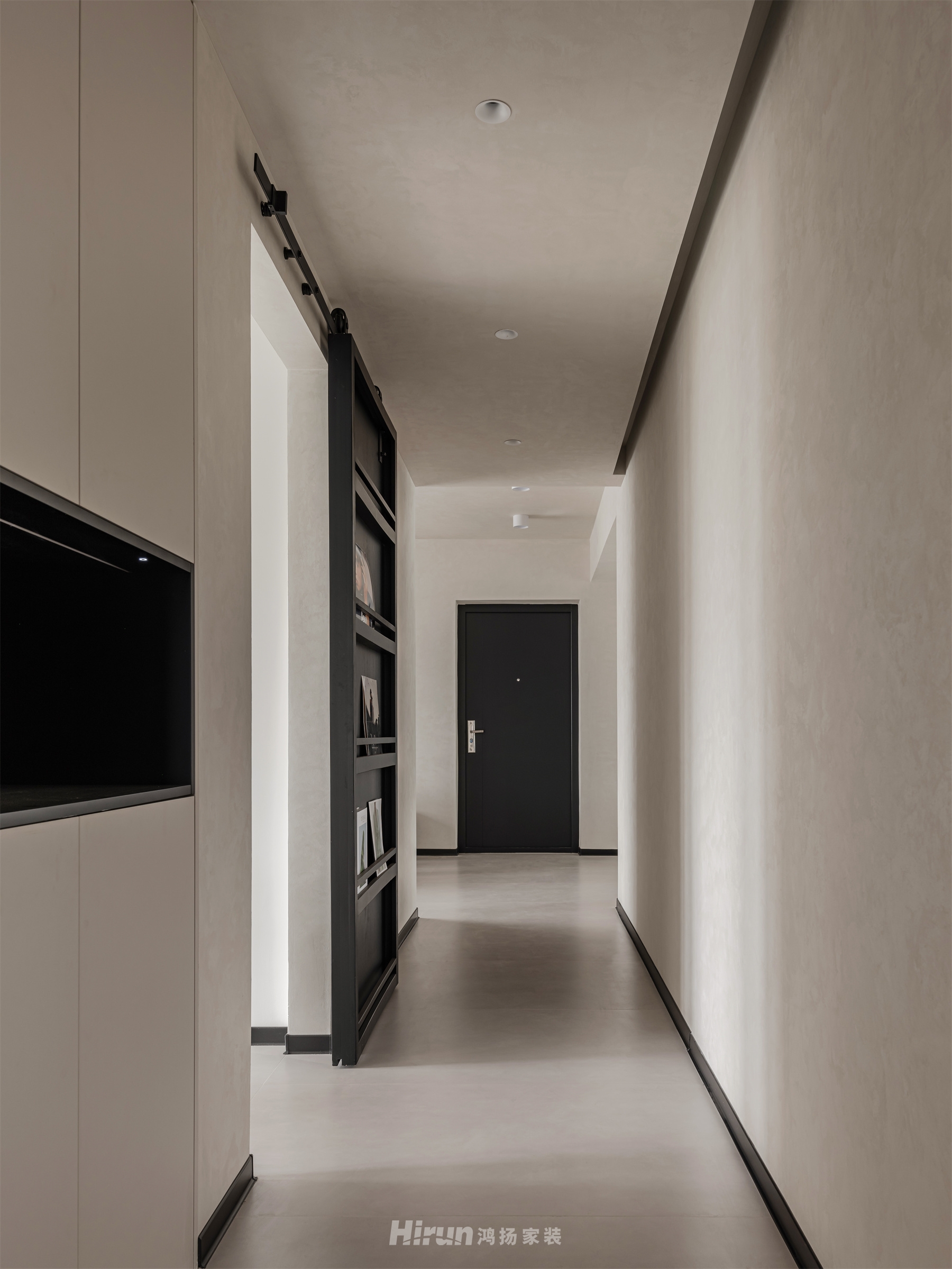 翰林府135㎡極簡侘寂三居室 裝修案例實景圖-5