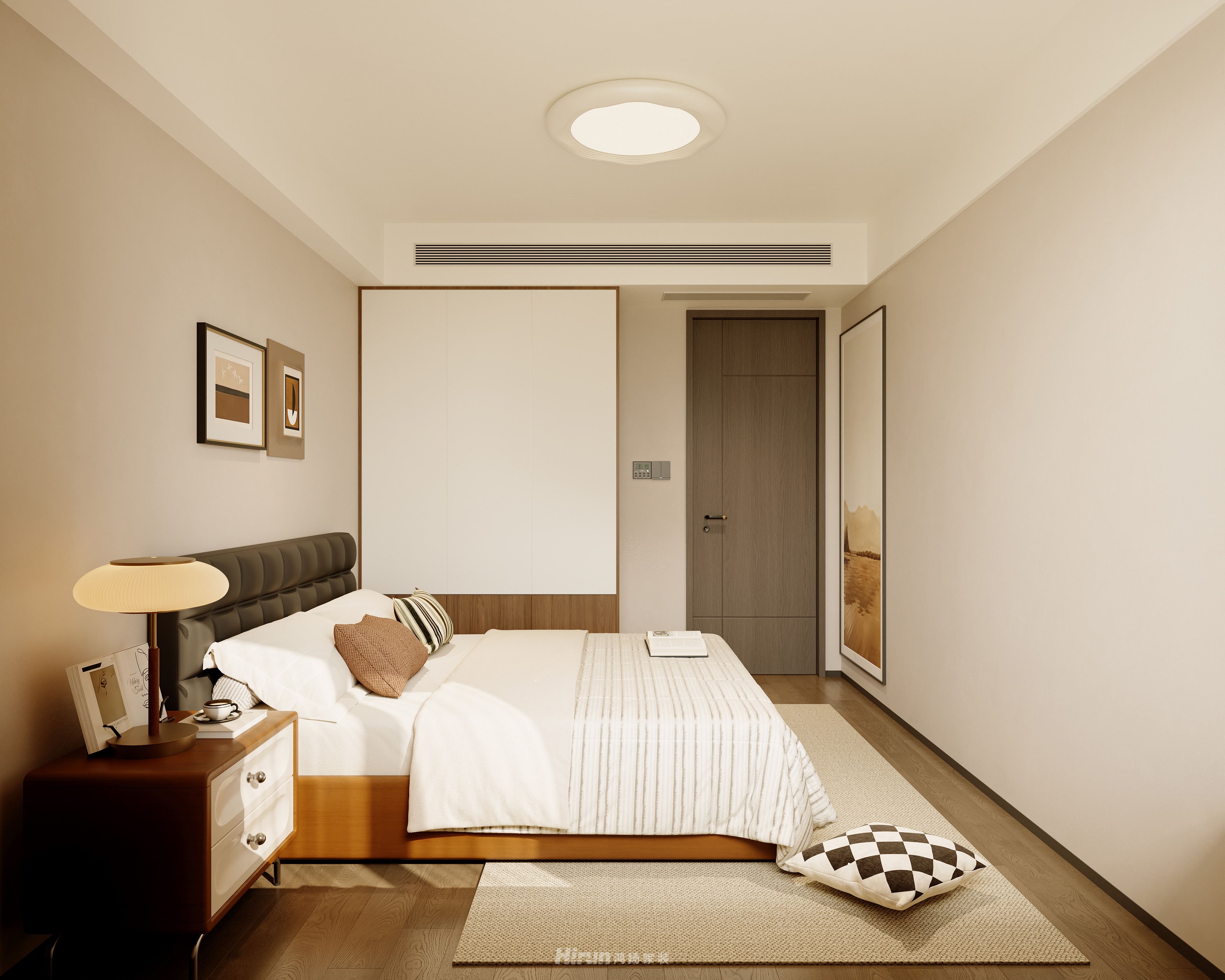 璞悅灣160㎡復古風潮四居室 裝修案例效果圖-11