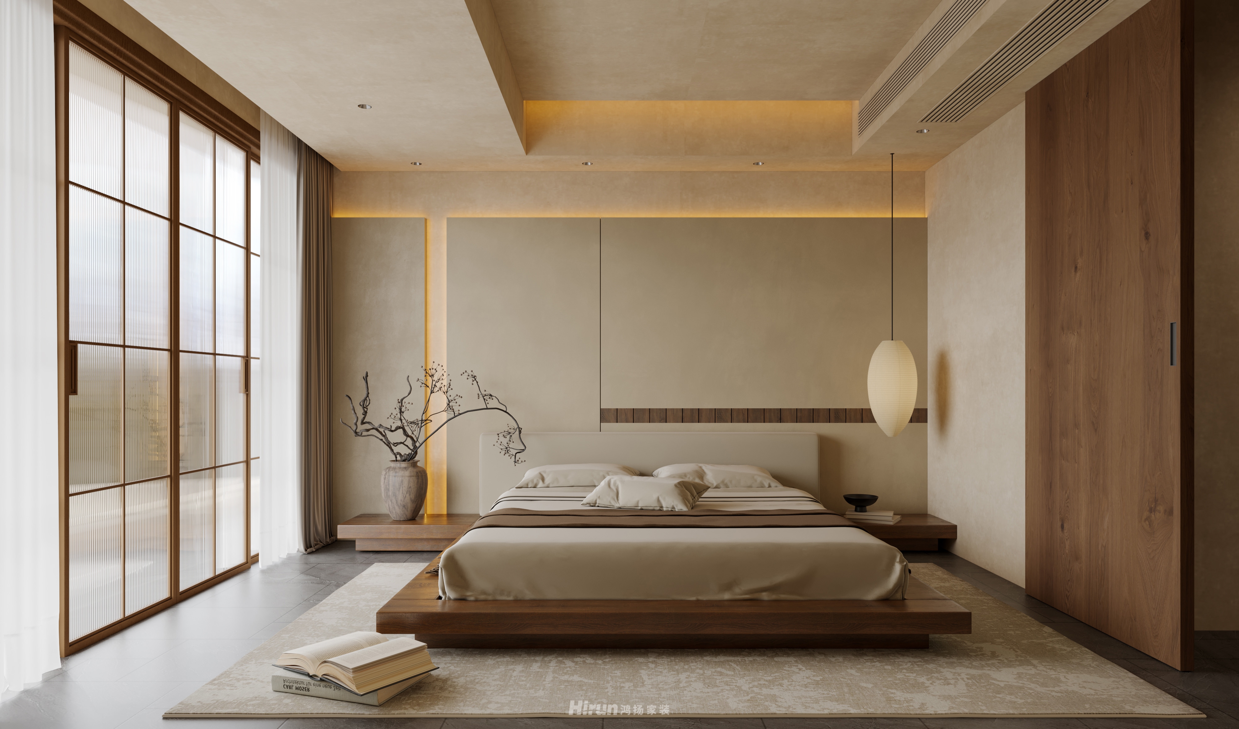 三一云湖上疊280㎡工業(yè)再造疊墅 裝修案例效果圖-4