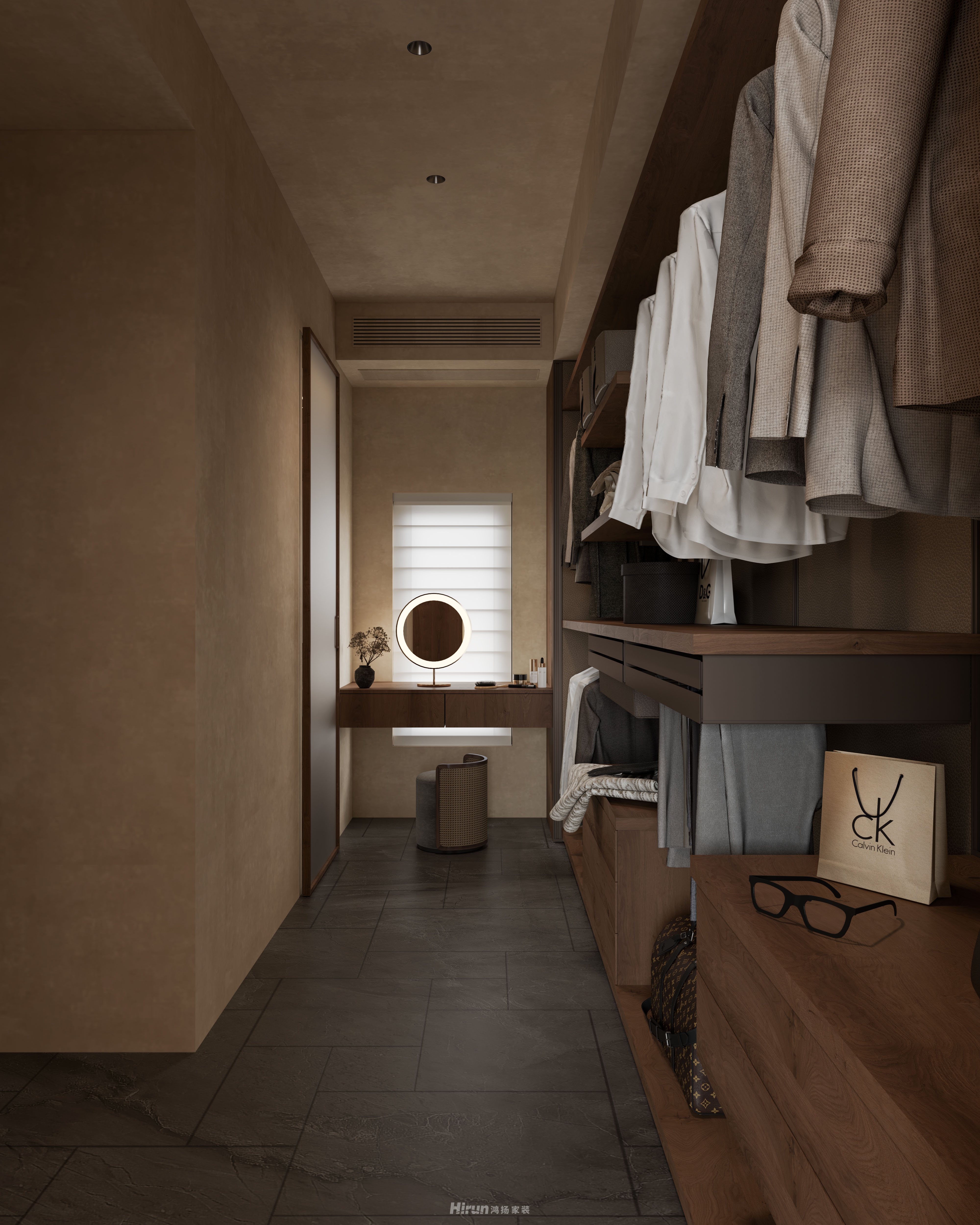 三一云湖上疊280㎡工業(yè)再造疊墅 裝修案例效果圖-7