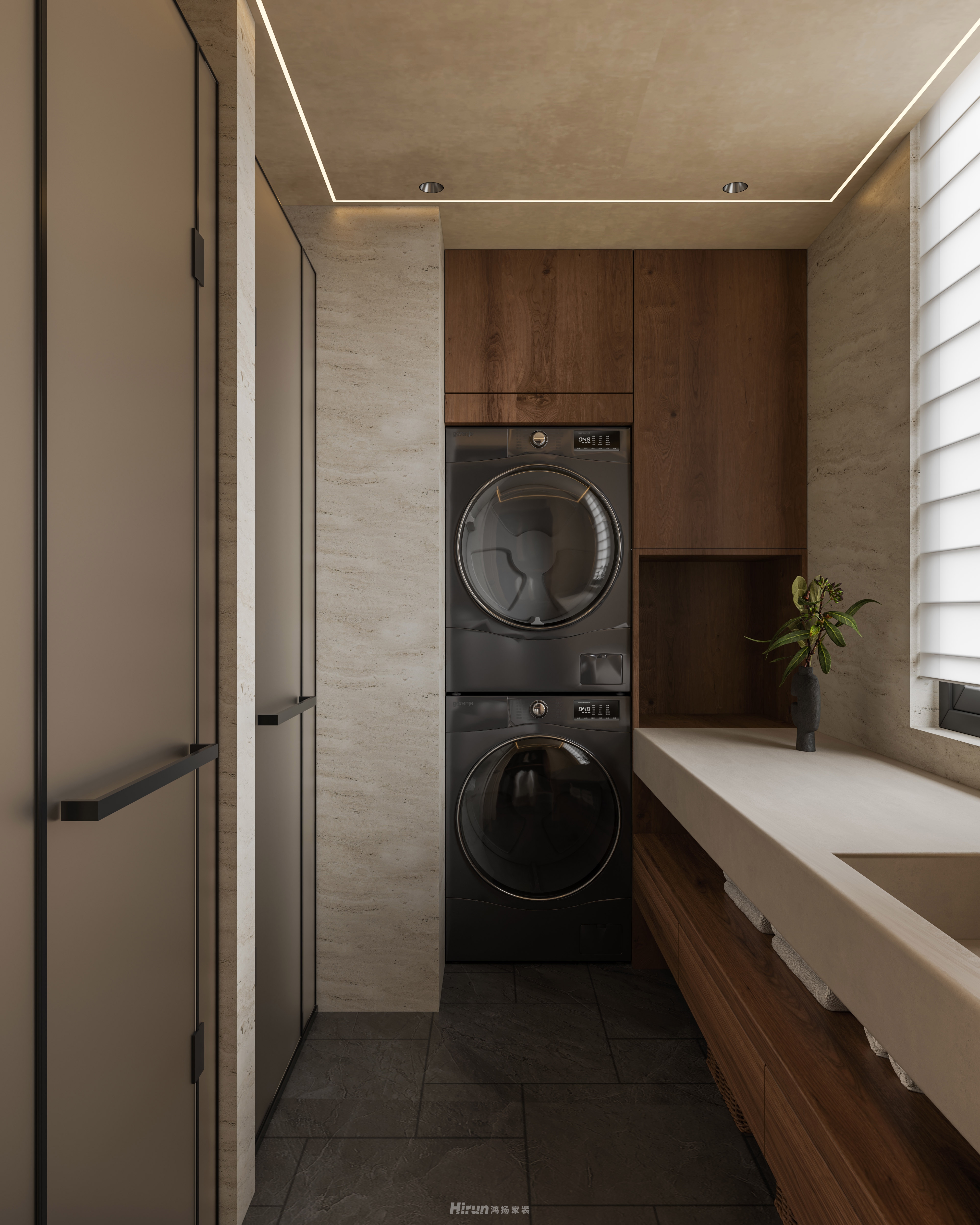 三一云湖上疊280㎡工業(yè)再造疊墅 裝修案例效果圖-10