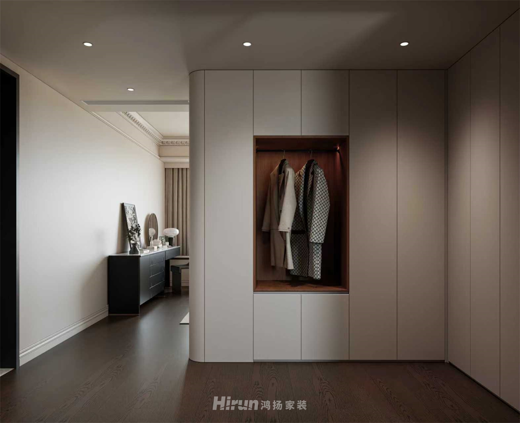 璞悅灣170㎡歐美香頌四居室 裝修案例效果圖-6