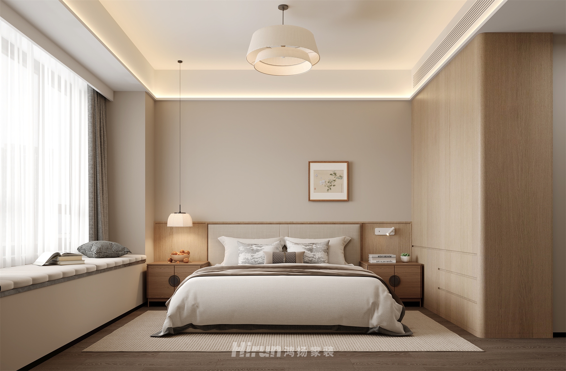 建發養云220㎡意境東方大平層 裝修案例效果圖-4