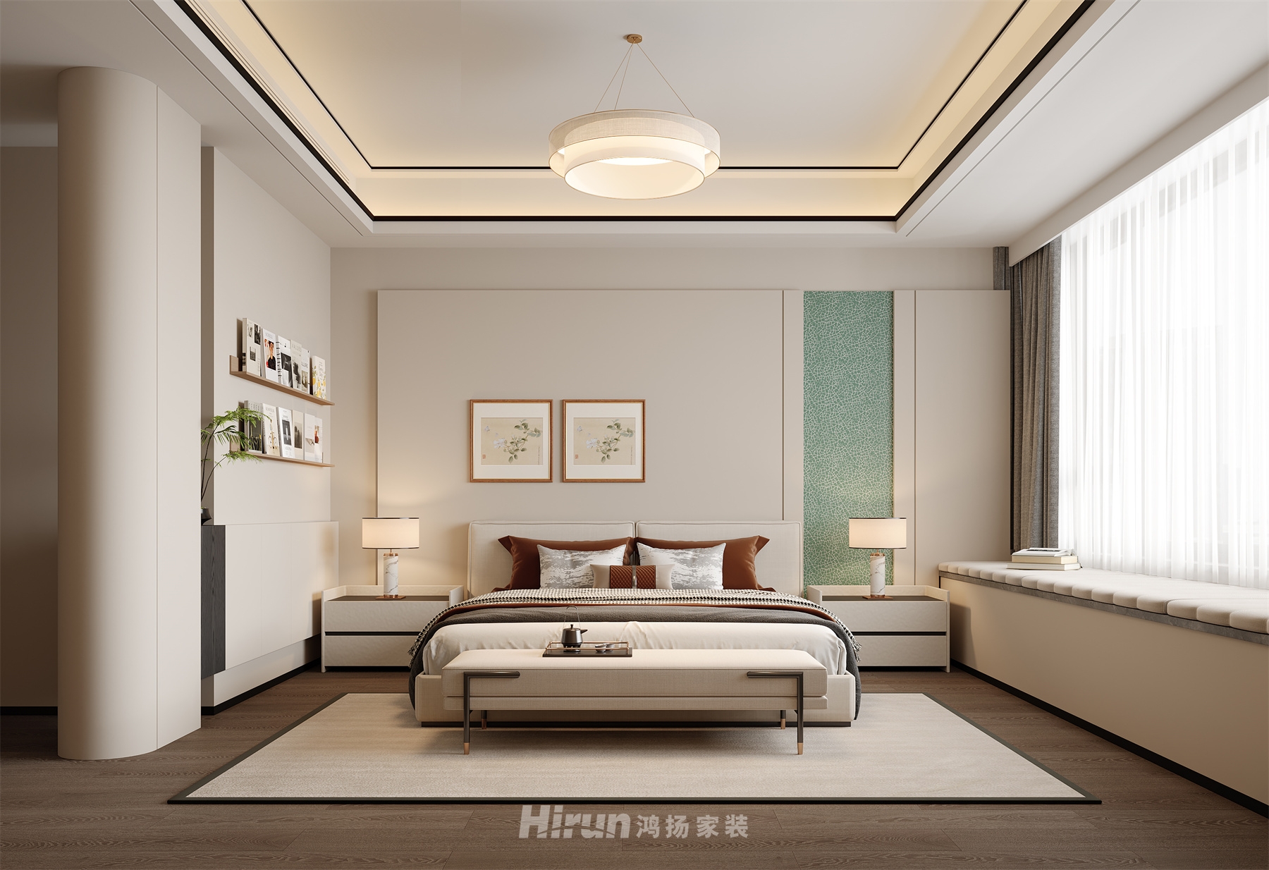 建發養云220㎡意境東方大平層 裝修案例效果圖-6