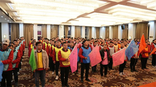 鴻揚開年集訓丨高標準施工，龍頭再領跑！